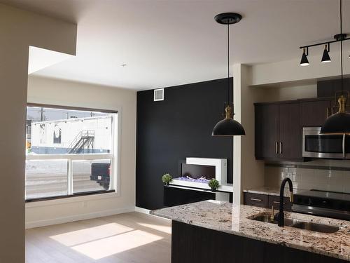 107 10523 123 Street, Edmonton, AB - Indoor Photo Showing Kitchen