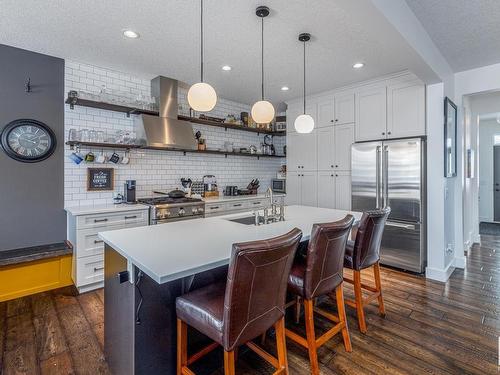 7904 Summerside Grande Boulevard, Edmonton, AB - Indoor Photo Showing Kitchen With Stainless Steel Kitchen With Upgraded Kitchen