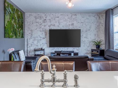 7904 Summerside Grande Boulevard, Edmonton, AB - Indoor With Fireplace