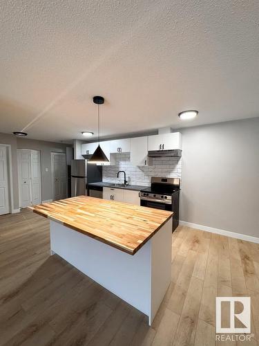 9219 111 Avenue, Edmonton, AB - Indoor Photo Showing Kitchen