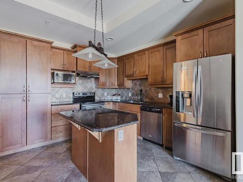 805 10142 111 Street, Edmonton, AB - Indoor Photo Showing Kitchen With Stainless Steel Kitchen With Double Sink