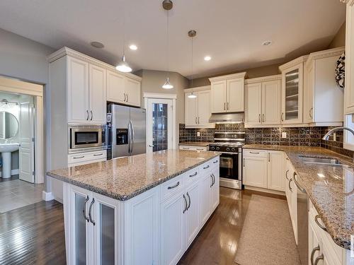 3007 Macneil Way, Edmonton, AB - Indoor Photo Showing Kitchen With Double Sink With Upgraded Kitchen