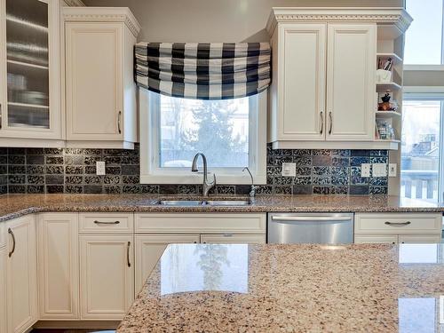 3007 Macneil Way, Edmonton, AB - Indoor Photo Showing Kitchen With Double Sink