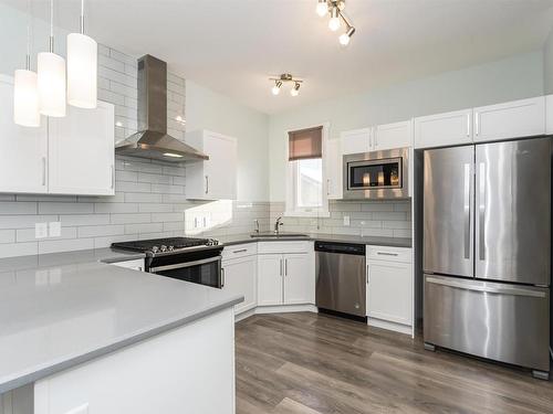 1435 167 Street, Edmonton, AB - Indoor Photo Showing Kitchen With Upgraded Kitchen