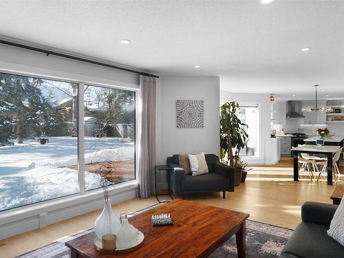 17531 53 Avenue, Edmonton, AB - Indoor Photo Showing Living Room