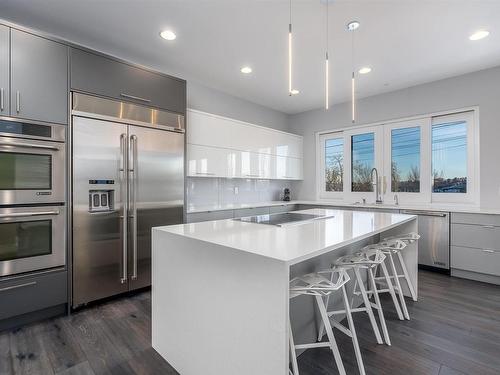 9509 99B Street, Edmonton, AB - Indoor Photo Showing Kitchen With Upgraded Kitchen