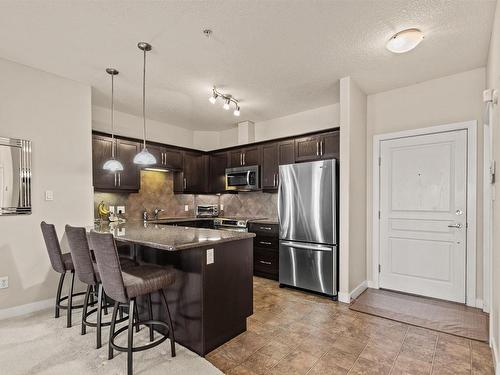 3205 7347 South Terwillegar Drive, Edmonton, AB - Indoor Photo Showing Kitchen With Upgraded Kitchen