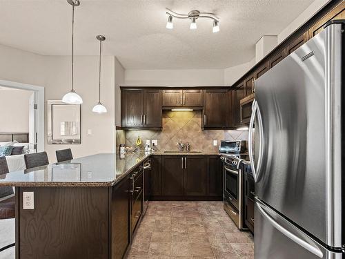 3205 7347 South Terwillegar Drive, Edmonton, AB - Indoor Photo Showing Kitchen With Upgraded Kitchen