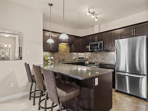 3205 7347 South Terwillegar Drive, Edmonton, AB - Indoor Photo Showing Kitchen With Upgraded Kitchen