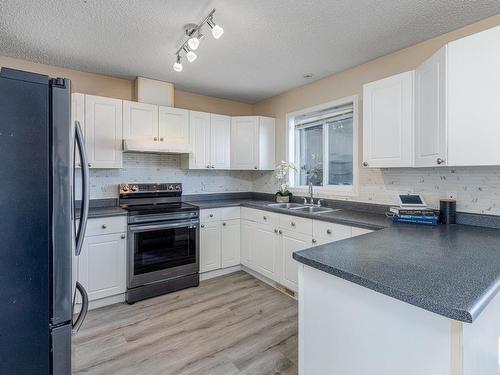 15 6608 158 Avenue, Edmonton, AB - Indoor Photo Showing Kitchen With Double Sink