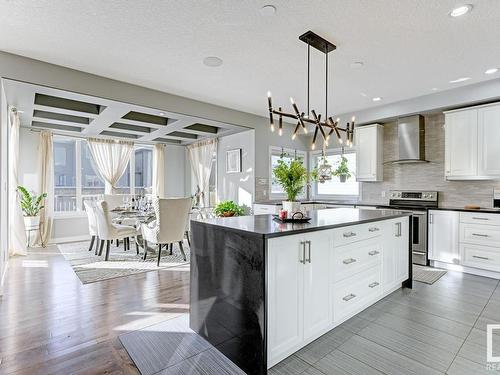 16516 131 Street, Edmonton, AB - Indoor Photo Showing Kitchen With Upgraded Kitchen