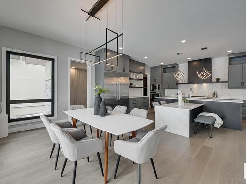 7179 May Crescent, Edmonton, AB - Indoor Photo Showing Dining Room