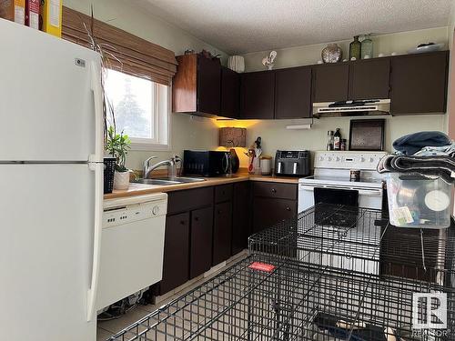 18291 74 Avenue, Edmonton, AB - Indoor Photo Showing Kitchen With Double Sink