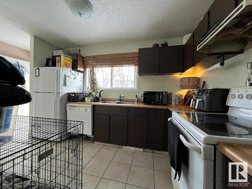 18291 74 Avenue, Edmonton, AB - Indoor Photo Showing Kitchen With Double Sink