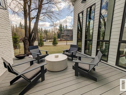 14305 Summit Drive, Edmonton, AB - Outdoor With Deck Patio Veranda With Exterior