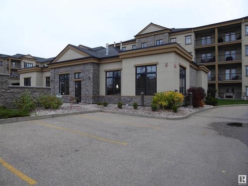 201 160 Magrath Road Nw, Edmonton, AB - Outdoor With Balcony With Facade