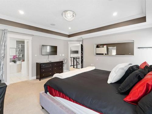 1532 Cunningham Cape, Edmonton, AB - Indoor Photo Showing Bedroom