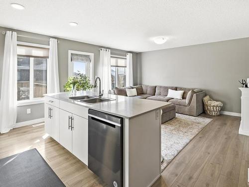 840 Ebbers Crescent, Edmonton, AB - Indoor Photo Showing Kitchen With Double Sink