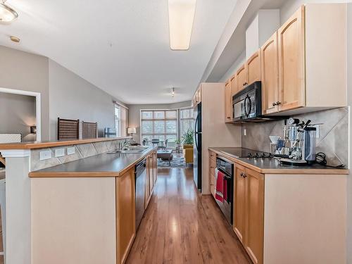 334 10407 122 Street, Edmonton, AB - Indoor Photo Showing Kitchen