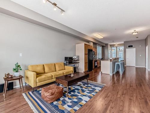 334 10407 122 Street, Edmonton, AB - Indoor Photo Showing Living Room