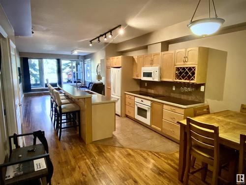 109 9804 101 Street, Edmonton, AB - Indoor Photo Showing Kitchen