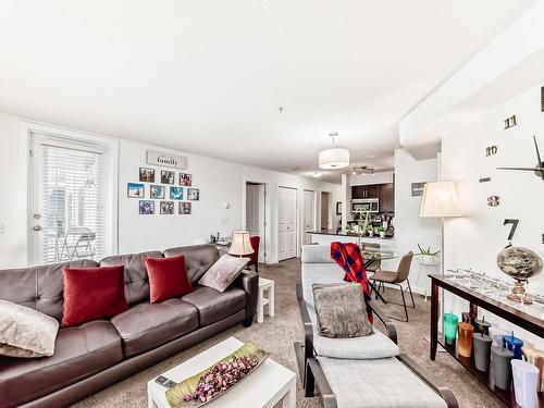 104 12045 22 Avenue, Edmonton, AB - Indoor Photo Showing Living Room