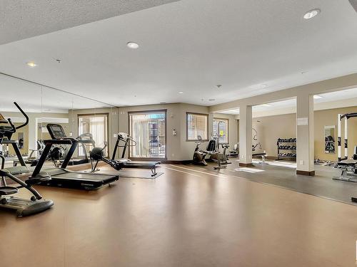 326 2503 Hanna Crescent, Edmonton, AB - Indoor Photo Showing Gym Room