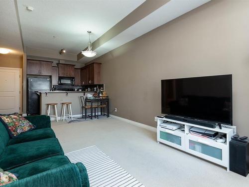 103 6720 112 Street, Edmonton, AB - Indoor Photo Showing Living Room