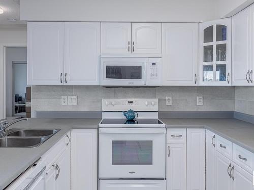 208 17150 94A Avenue, Edmonton, AB - Indoor Photo Showing Kitchen With Double Sink