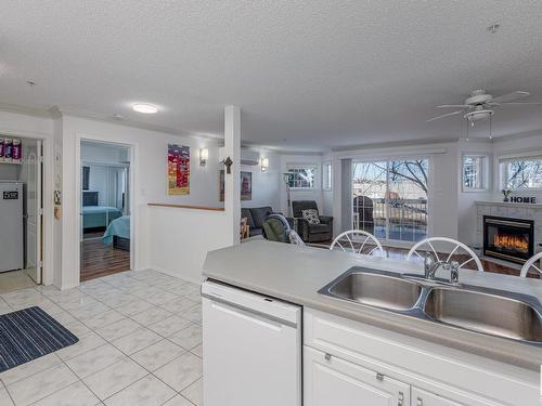 208 17150 94A Avenue, Edmonton, AB - Indoor Photo Showing Kitchen With Double Sink