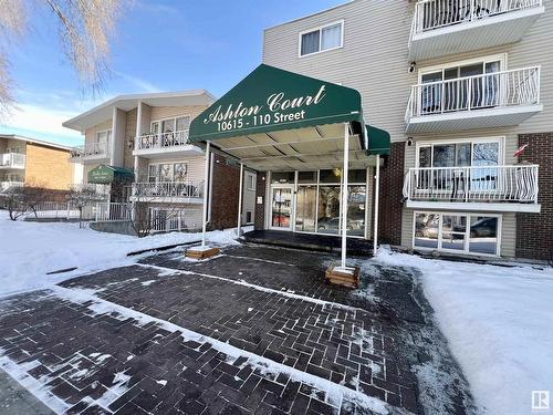 302 10615 110 Street, Edmonton, AB - Outdoor With Balcony