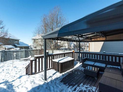 446 Sparling Court, Edmonton, AB - Outdoor With Deck Patio Veranda With Exterior