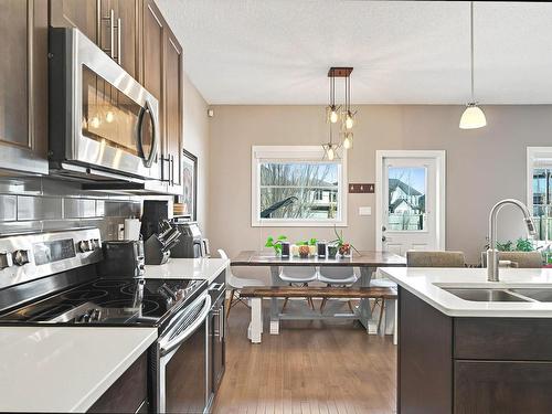 4035 Allan Crescent, Edmonton, AB - Indoor Photo Showing Kitchen With Double Sink