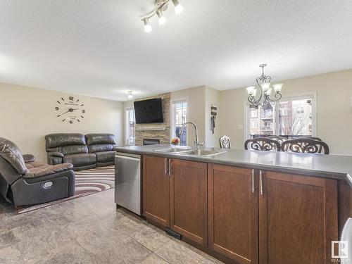 6418 16 Avenue, Edmonton, AB - Indoor Photo Showing Kitchen With Double Sink