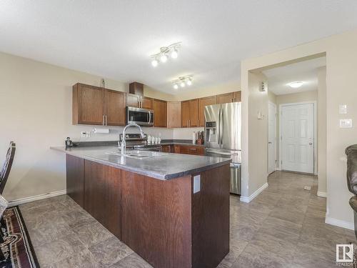 6418 16 Avenue, Edmonton, AB - Indoor Photo Showing Kitchen With Stainless Steel Kitchen