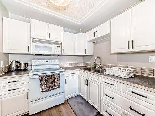 3 13454 Fort Road, Edmonton, AB - Indoor Photo Showing Kitchen With Double Sink