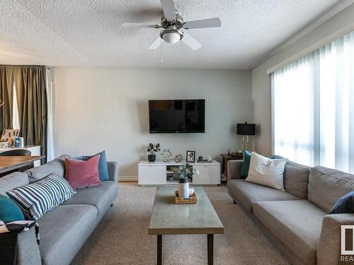 8735 92 Avenue, Edmonton, AB - Indoor Photo Showing Living Room