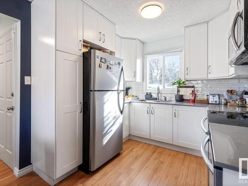 8735 92 Avenue, Edmonton, AB - Indoor Photo Showing Kitchen