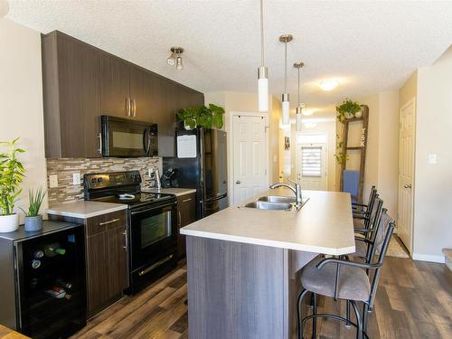 4689 Crabapple Run, Edmonton, AB - Indoor Photo Showing Kitchen With Double Sink