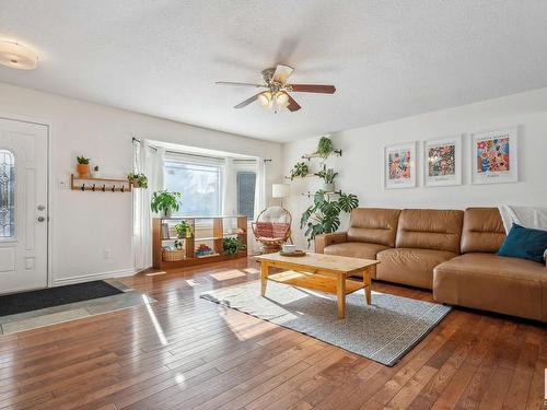 5912 11 Avenue Nw, Edmonton, AB - Indoor Photo Showing Living Room