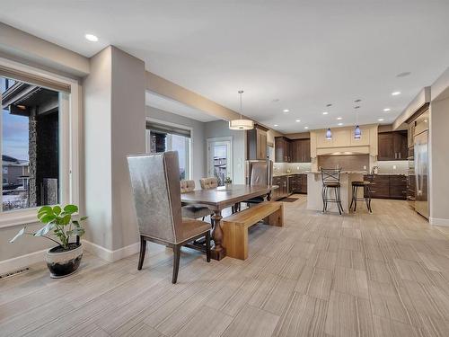 4510 Wingfield Bay, Edmonton, AB - Indoor Photo Showing Dining Room