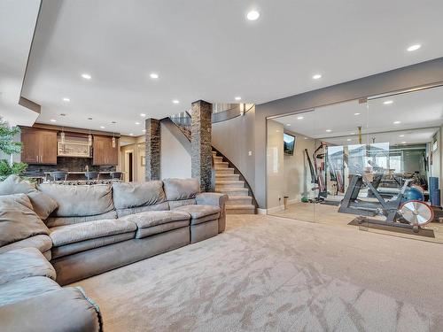 4510 Wingfield Bay, Edmonton, AB - Indoor Photo Showing Living Room