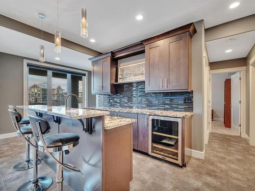 4510 Wingfield Bay, Edmonton, AB - Indoor Photo Showing Kitchen With Upgraded Kitchen