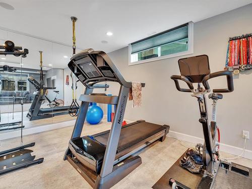 4510 Wingfield Bay, Edmonton, AB - Indoor Photo Showing Gym Room