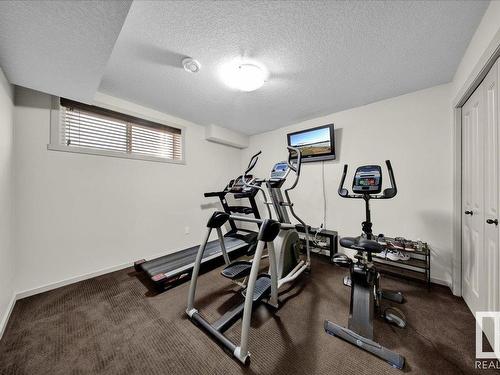 15836 13 Avenue Sw, Edmonton, AB - Indoor Photo Showing Gym Room