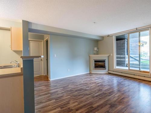 101 17011 67 Avenue, Edmonton, AB - Indoor Photo Showing Living Room With Fireplace