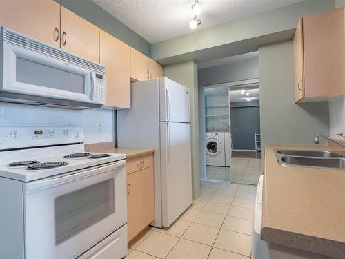 101 17011 67 Avenue, Edmonton, AB - Indoor Photo Showing Kitchen With Double Sink