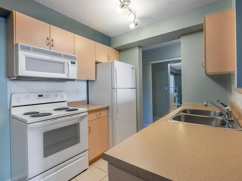 101 17011 67 Avenue, Edmonton, AB - Indoor Photo Showing Kitchen With Double Sink