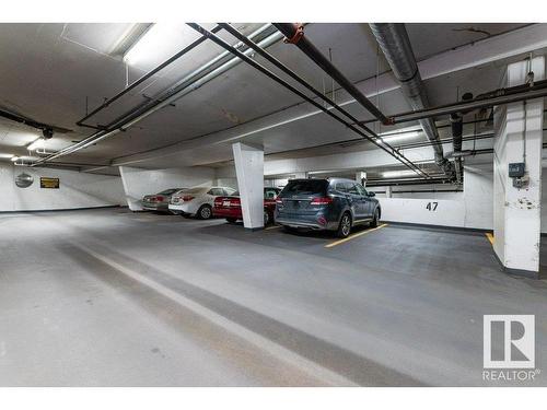 1001 10649 Saskatchewan Drive, Edmonton, AB - Indoor Photo Showing Garage