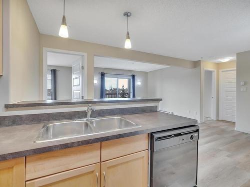 311 646 Mcallister Loop, Edmonton, AB - Indoor Photo Showing Kitchen With Double Sink